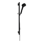 hansgrohe Unica Shower Rail S Puro 65 cm with Isiflex shower hose 160 cm, Matt Black