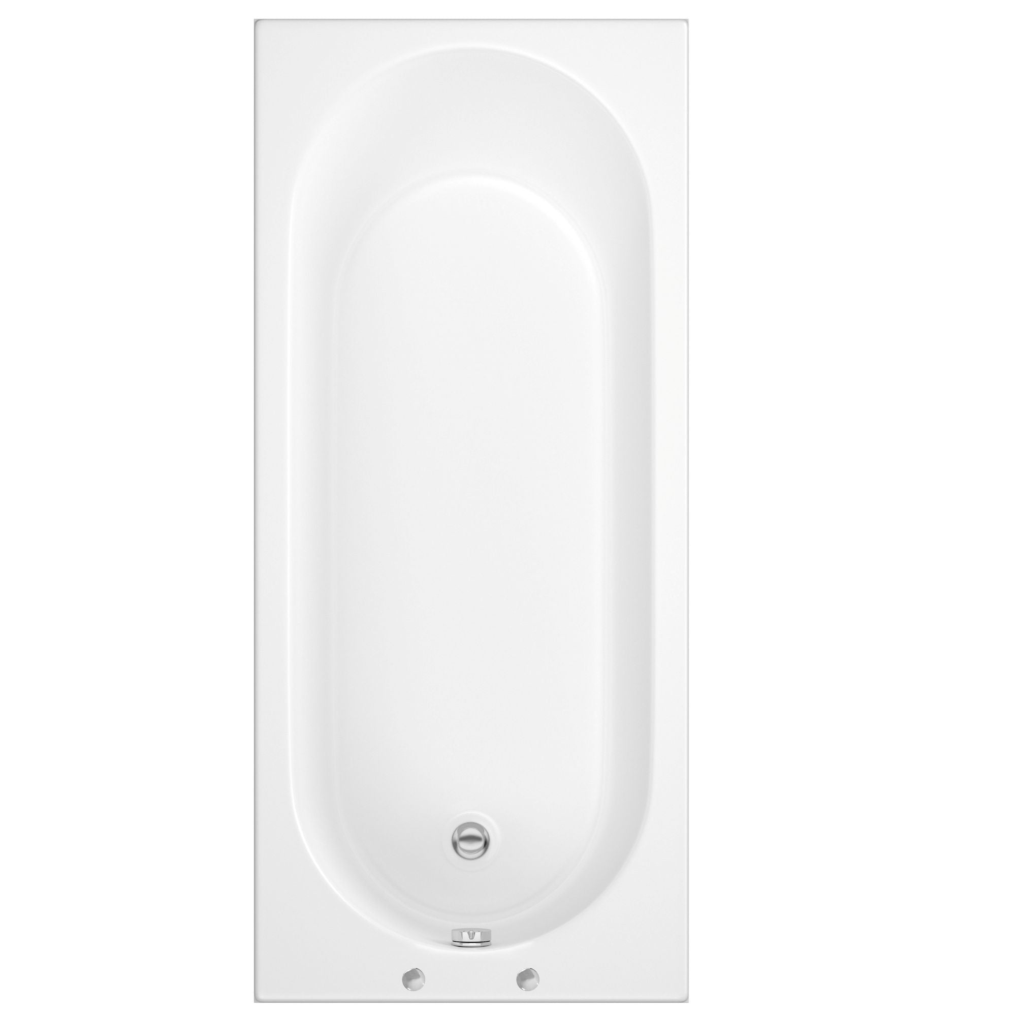 Roca Seville Bath 1700 x 700mm - 2 Tapholes White Z027740000.