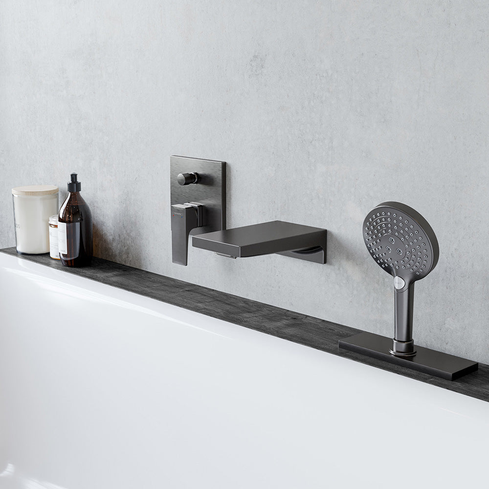 Hansgrohe Metropol Bath spout, Brushed Black Chrome