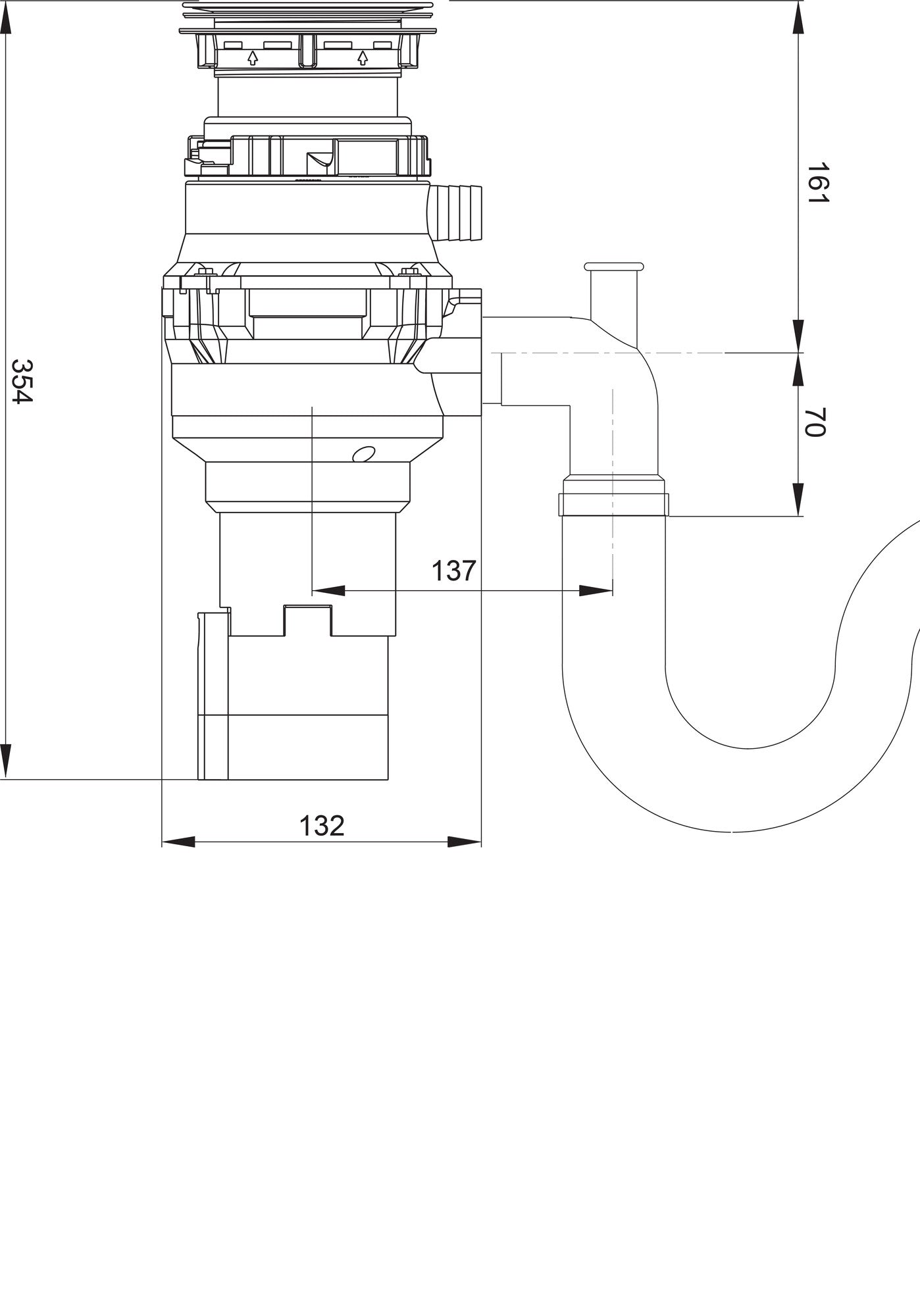 AGA Rangemaster Economy 500 Waste Disposal Unit WDU500/.