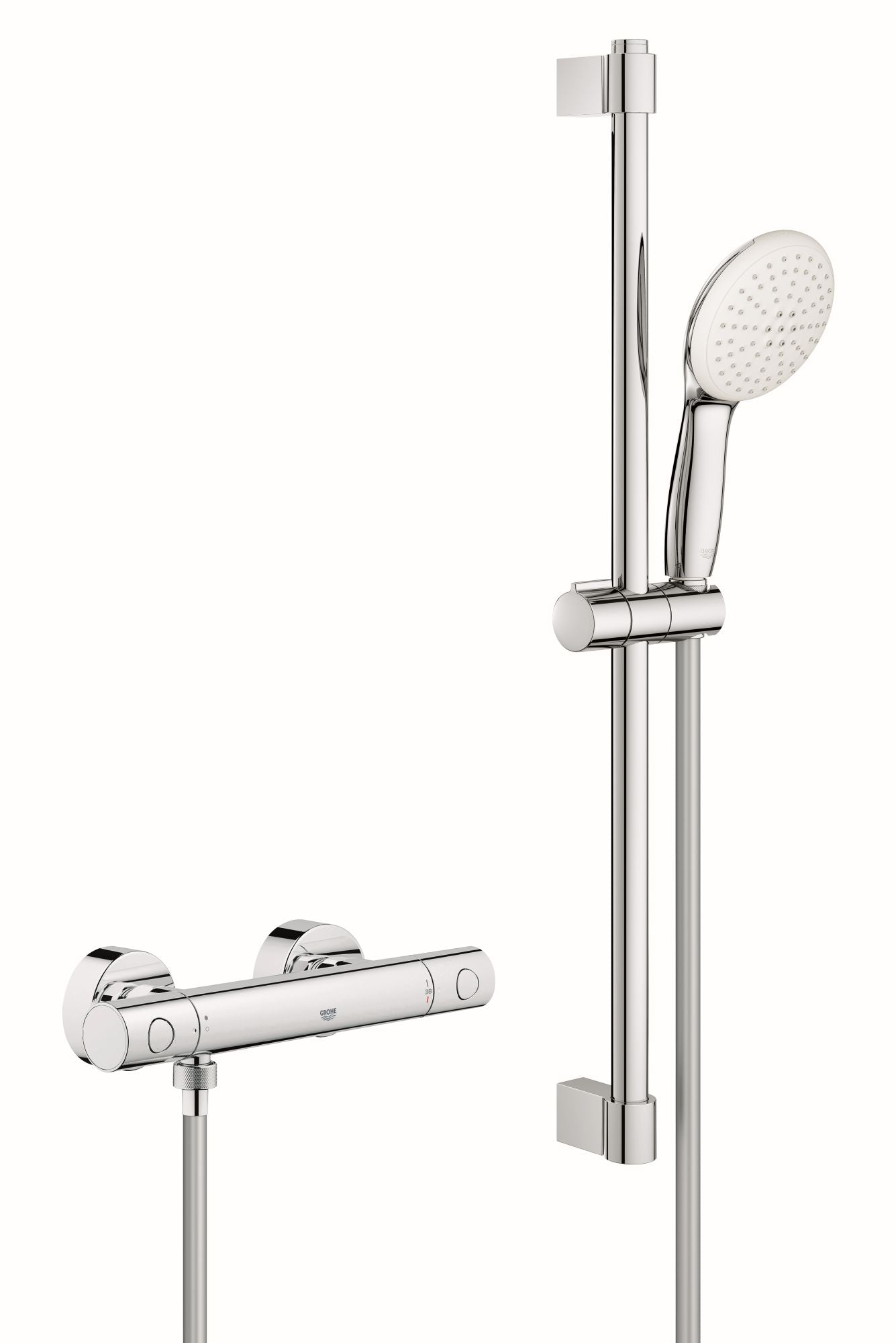 Grohe Grohtherm 800 Cosmopolitan Thermostatic Mixer Bar Shower Chrome