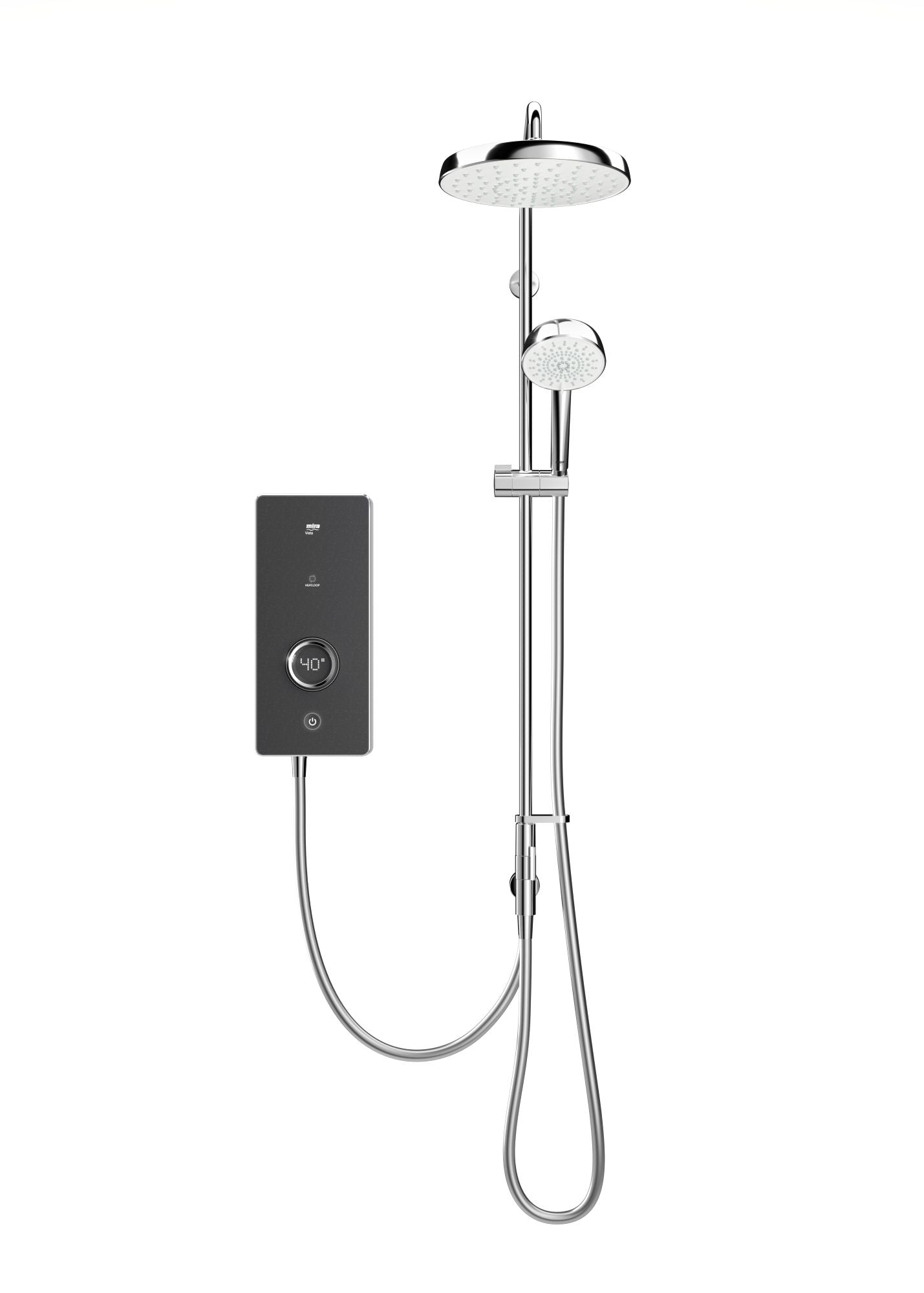 Mira Vista Heatloop Dual 8.7Kw Electric Shower Black