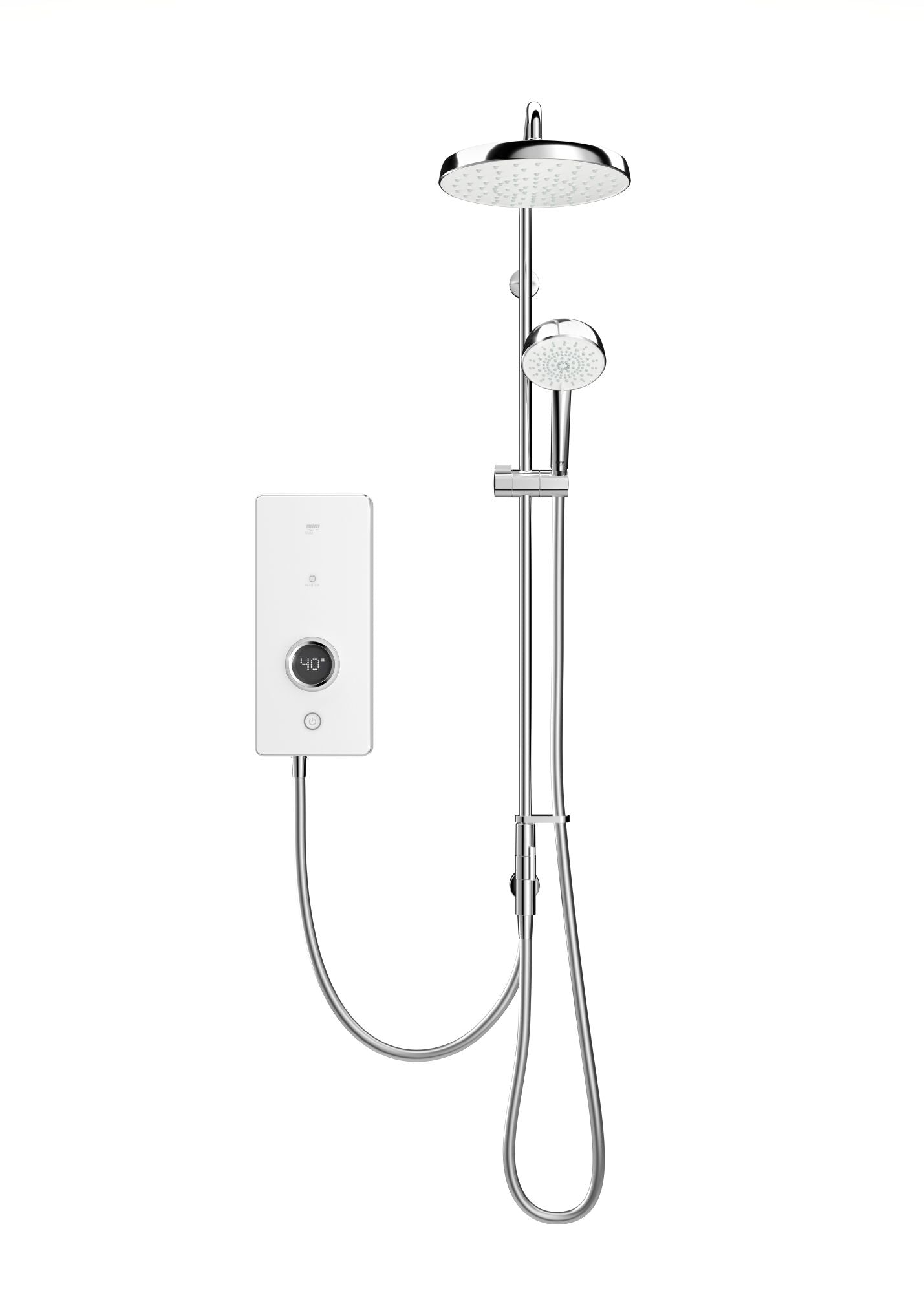 Mira Vista Heatloop Dual 8.7Kw Electric Shower White