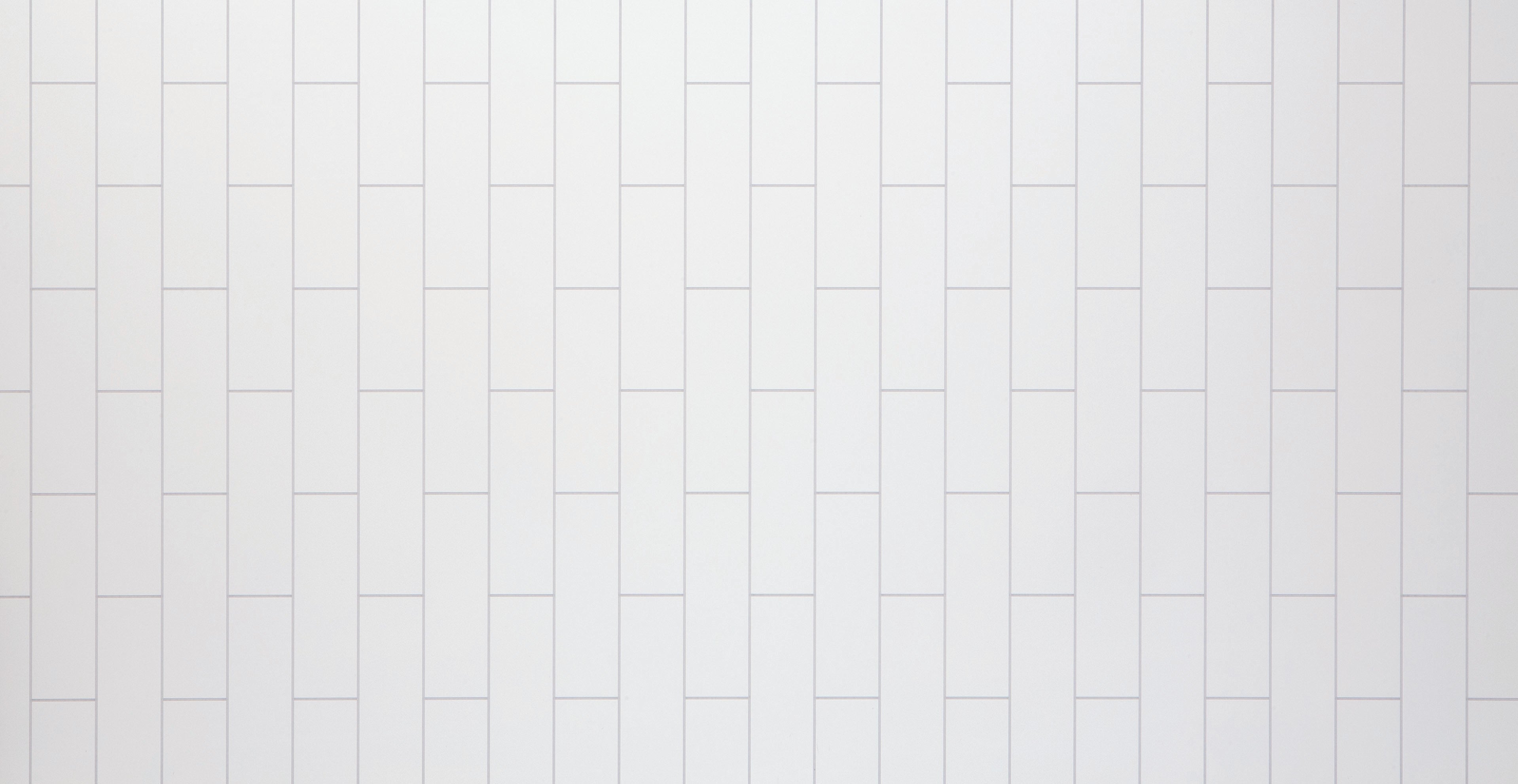 Neptune Grout Line White London Tile - 1,000 x 2,400mm