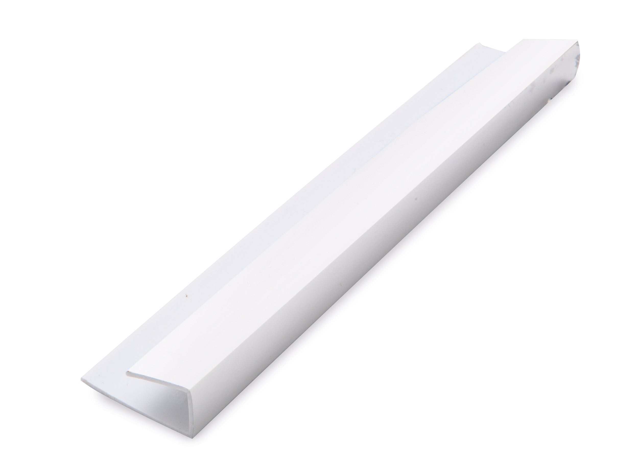 Neptune 1 Part Edge Trim White (10mm) 2.7m
