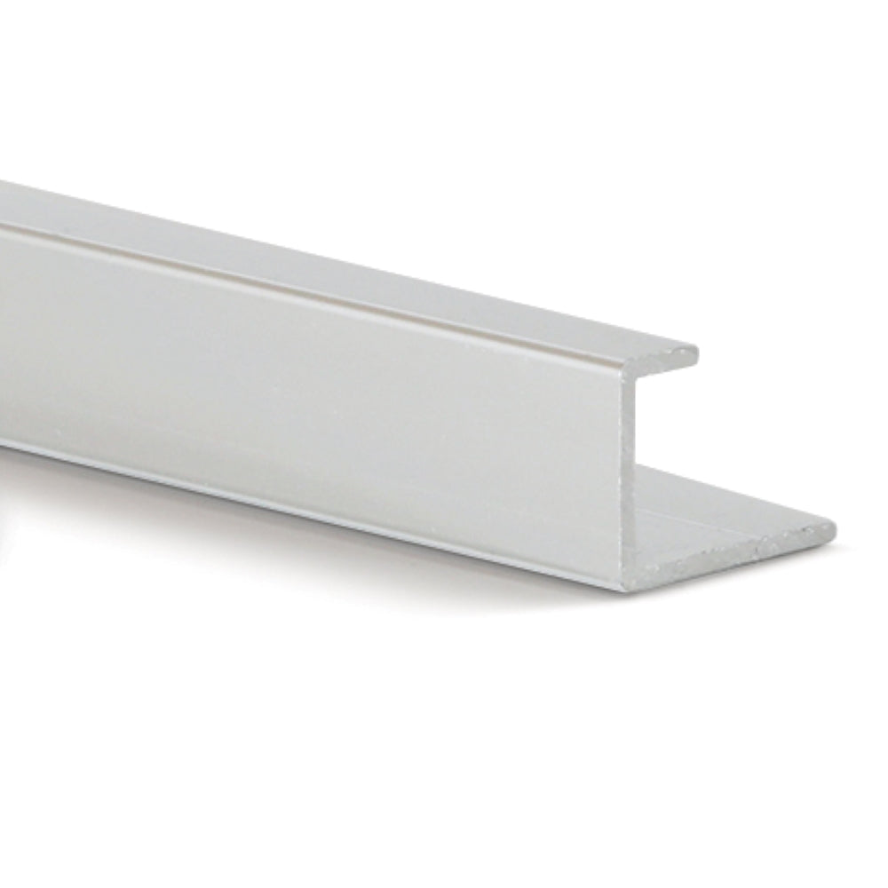 Neptune Aluminium Edge Trim (for 10mm panels) Satin 2.6m