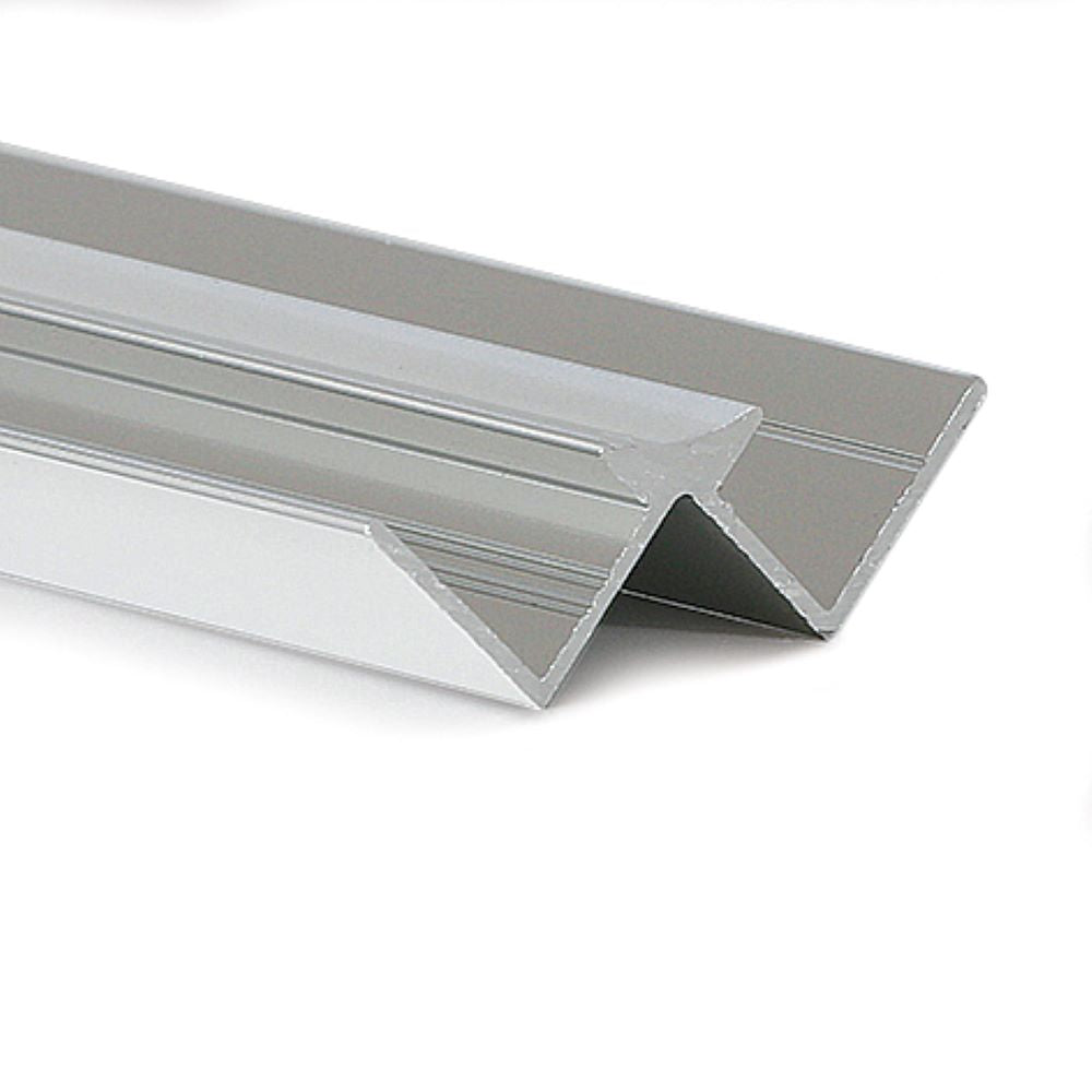 Neptune Aluminium Internal Corner (for 10mm panels) Satin 2.6m