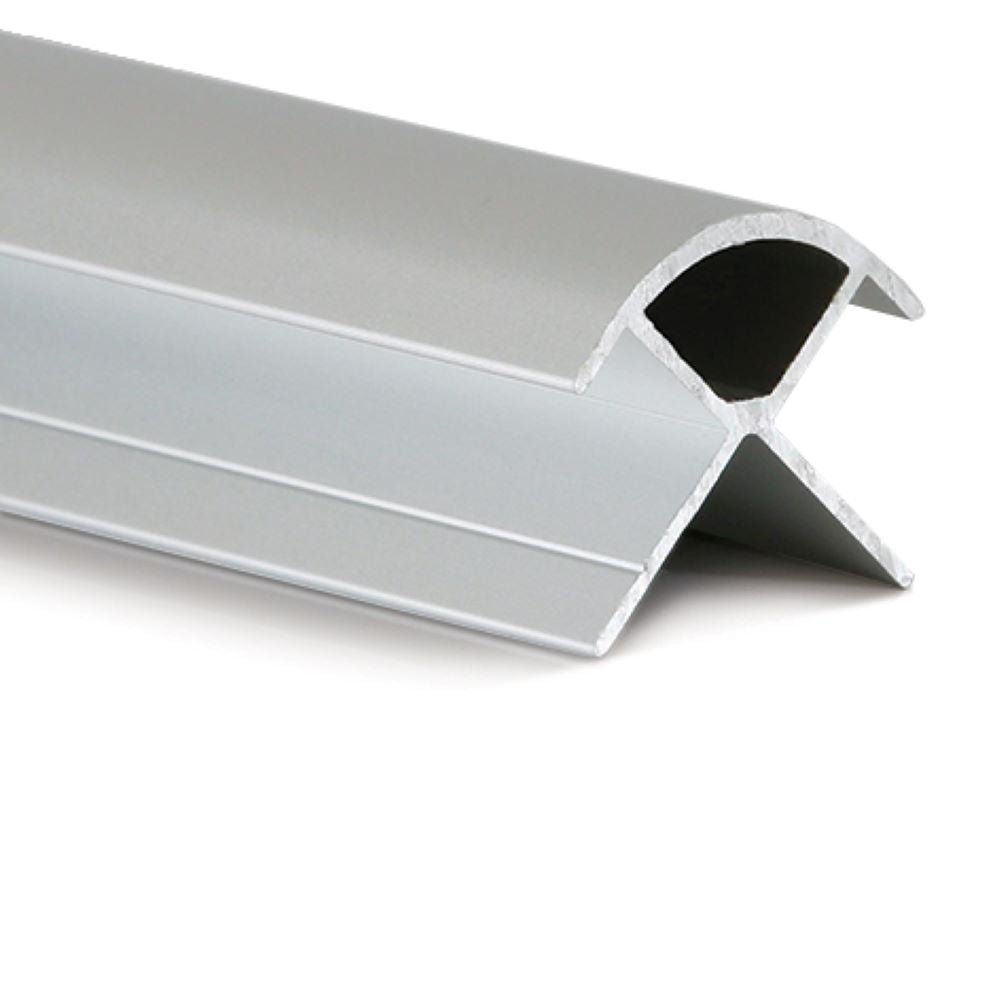 Neptune Aluminium External Corner (for 10mm panels) Satin 2.6m