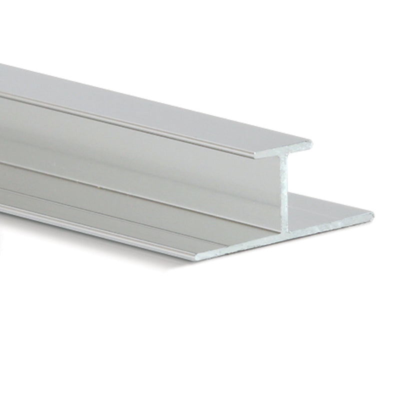 Neptune Aluminium "H" Joint (for 10mm panels) Satin 2.6m