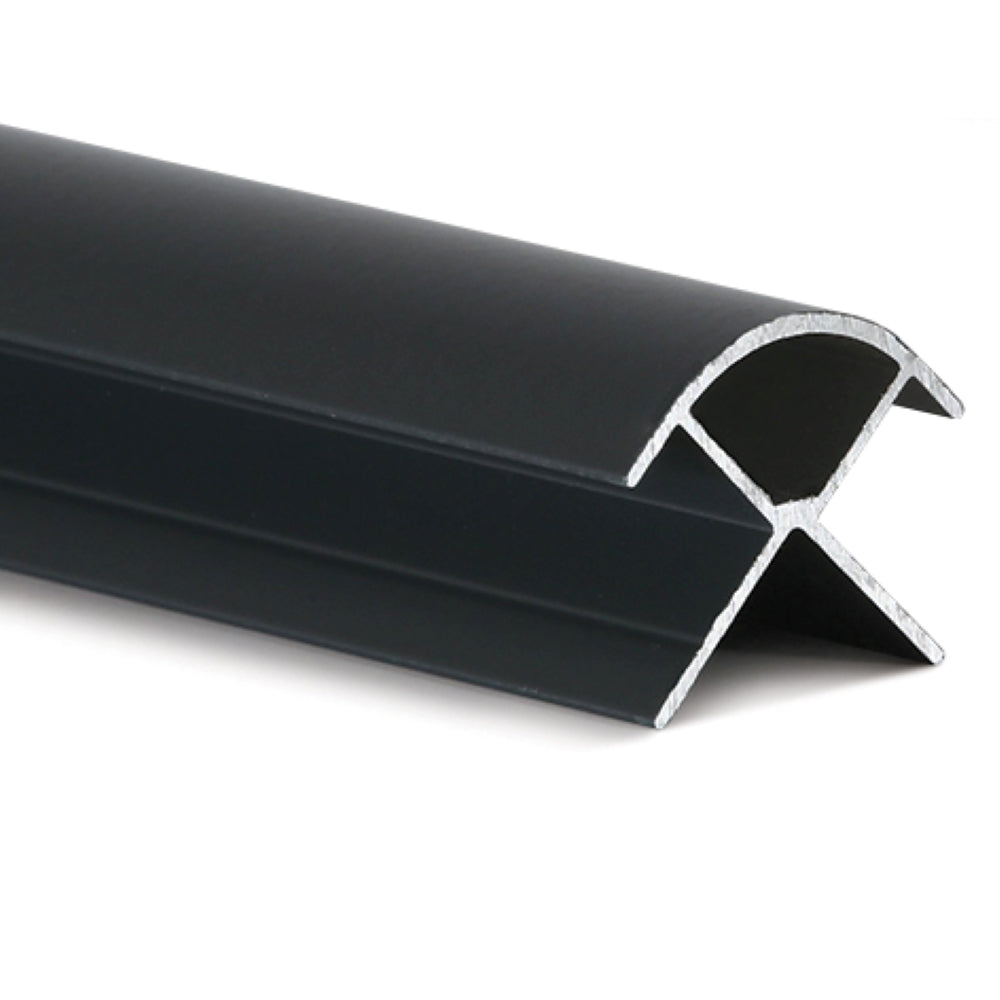 Neptune Aluminium External Corner (for 10mm panels) Black 2.4m