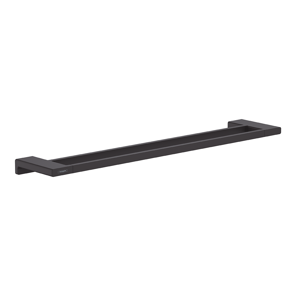 Hansgrohe Addstoris Double Bath Towel Rail Matt Black
