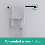 Hansgrohe Addstoris Double Bath Towel Rail Matt Black