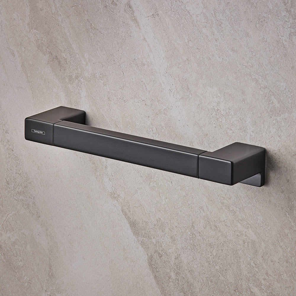 Hansgrohe Addstoris Grab 348mm Matt Black