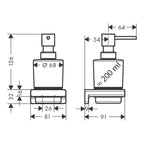 Hansgrohe Addstoris Liquid Soap Dispenser