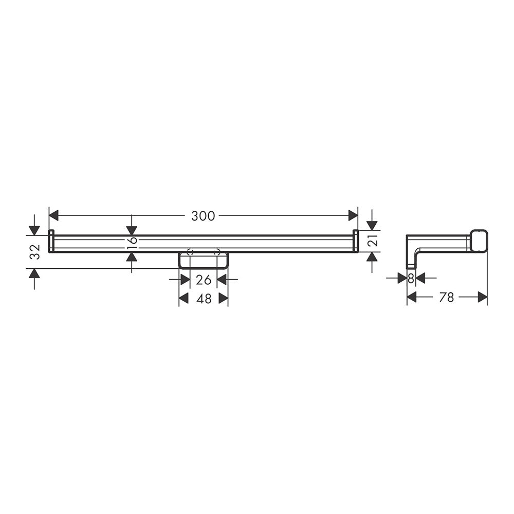 Hansgrohe TRH Double Black
