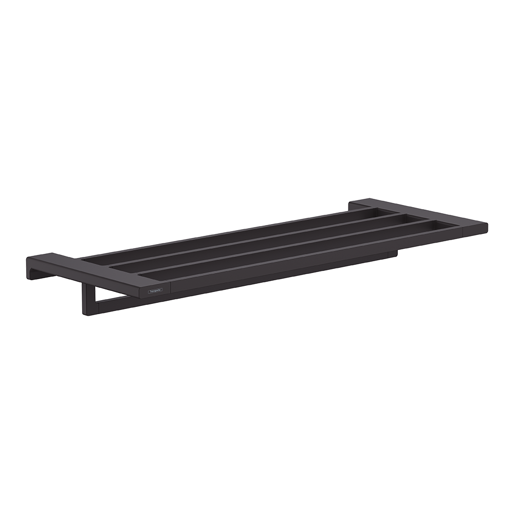 Hansgrohe Towel Rack with Rail Black