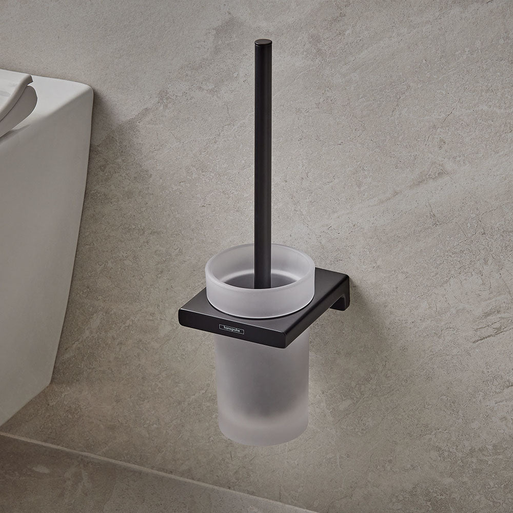 Hansgrohe Wall Toilet Brush Holder Black