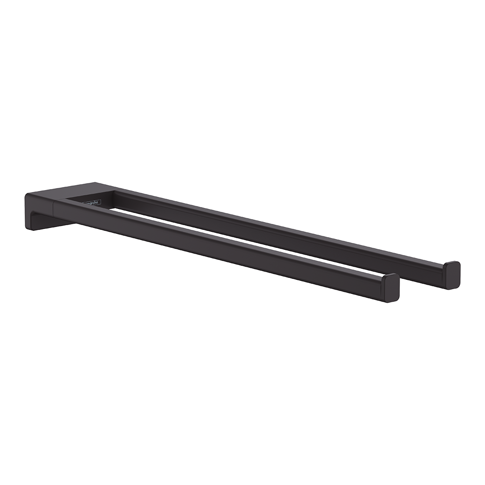 Hansgrohe Towel Holder Twin Black