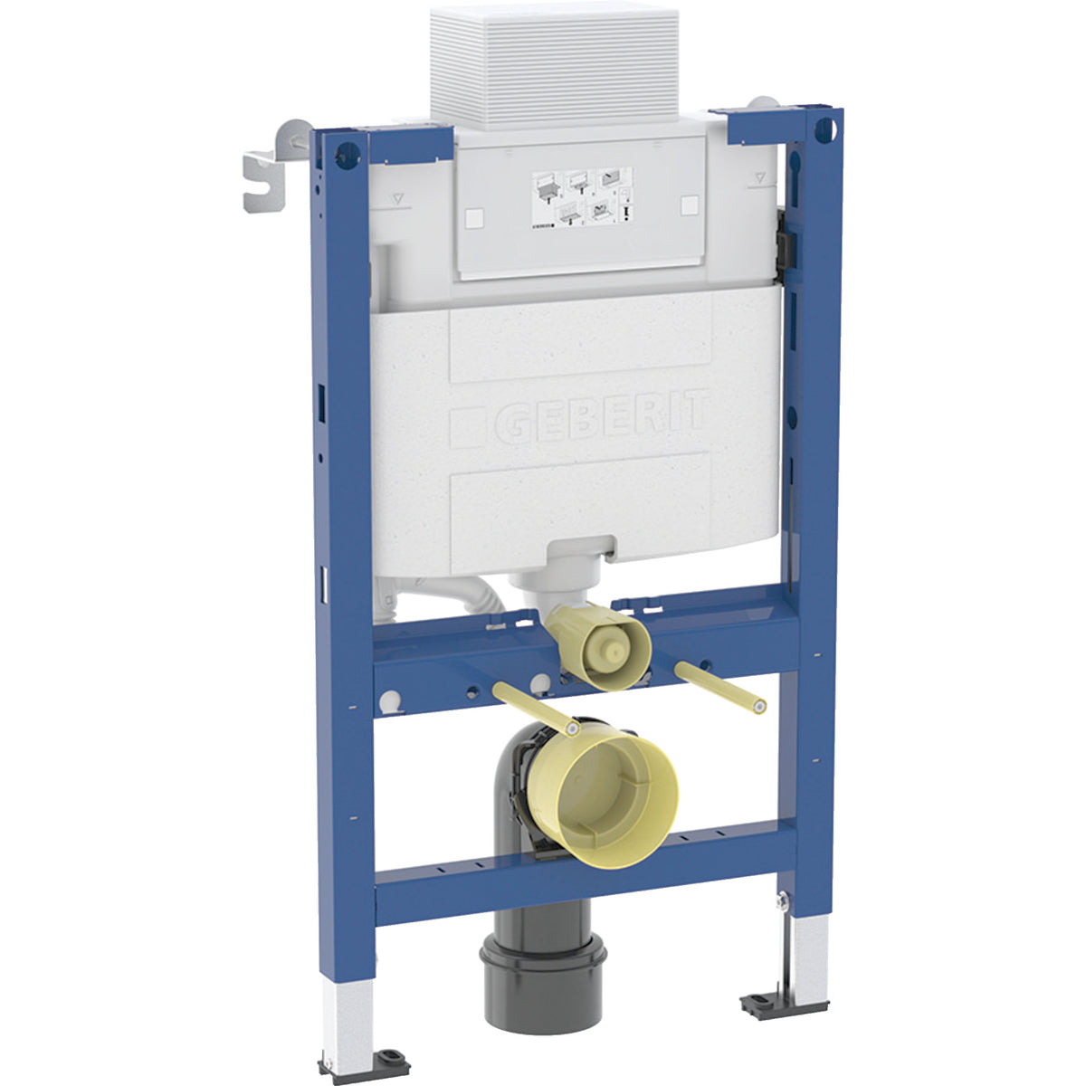 Geberit Duofix element for wall-hung WC 82 cm with AL concealed cistern 12 cm 6 3 litres 458.033.00.2