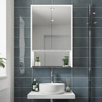 HiB Verve Double Door LED Illumited Mirror Cabinet 900mm x 600mm 52800