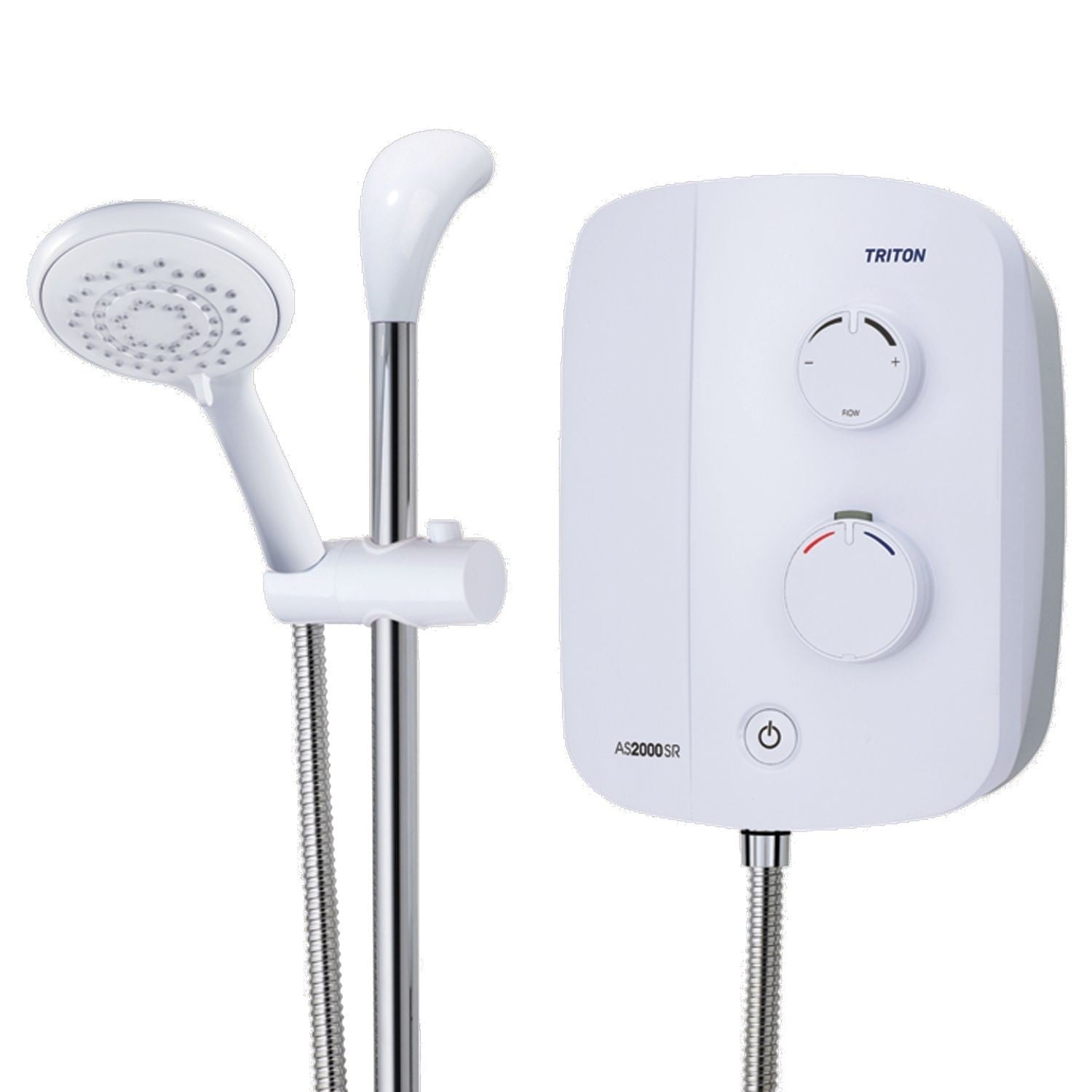 Triton Thermostatic Power Shower White TA2000SR