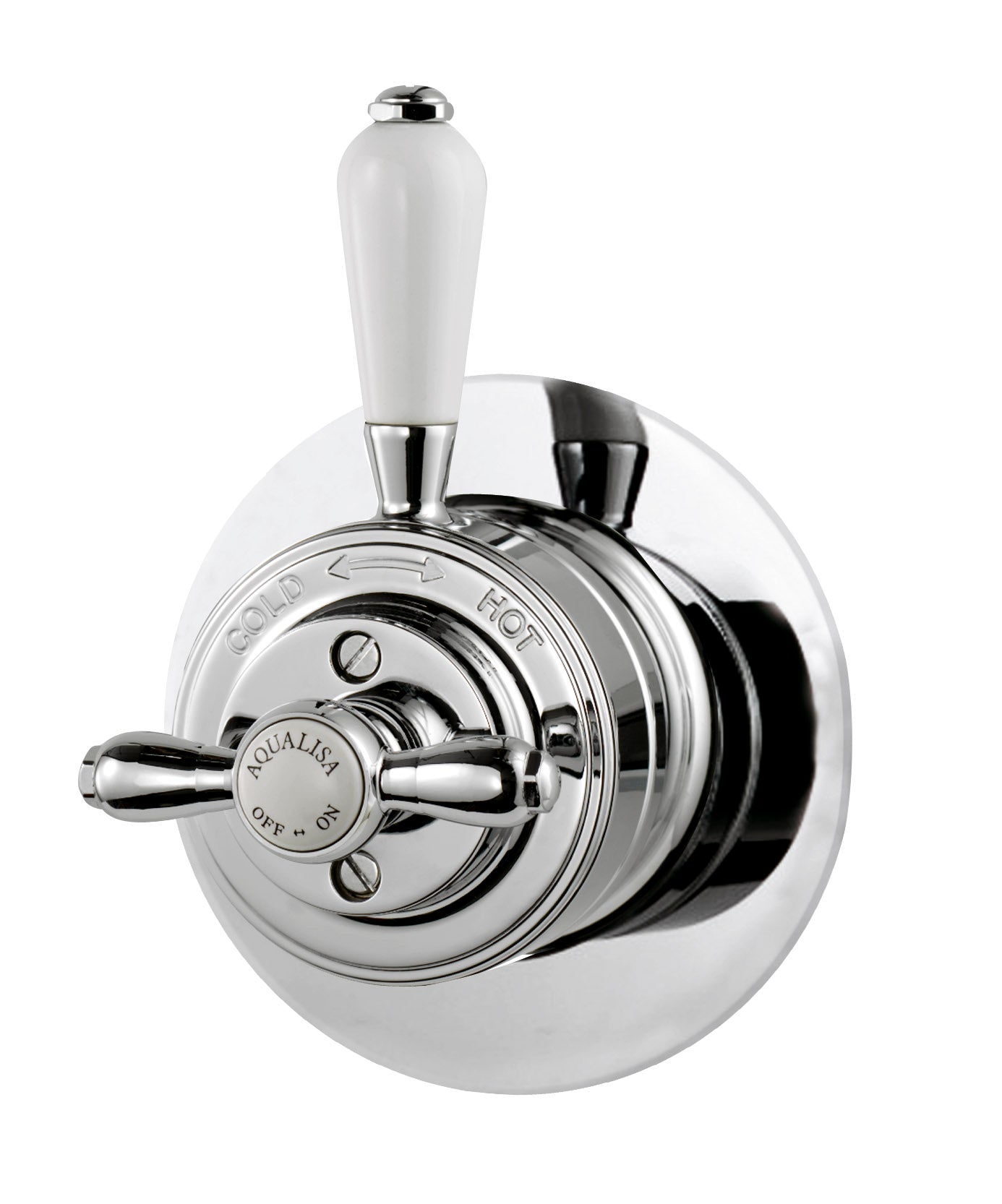 Aqualisa Aquatique Thermostatic Built in Valve Chrome Plated 500.00.01