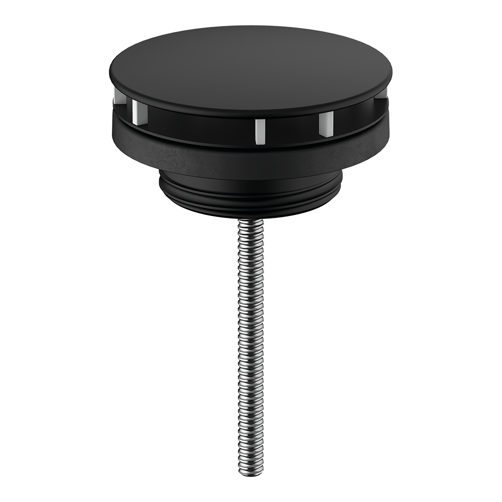 hansgrohe Waste set non-closing for wash basins, Matt Black