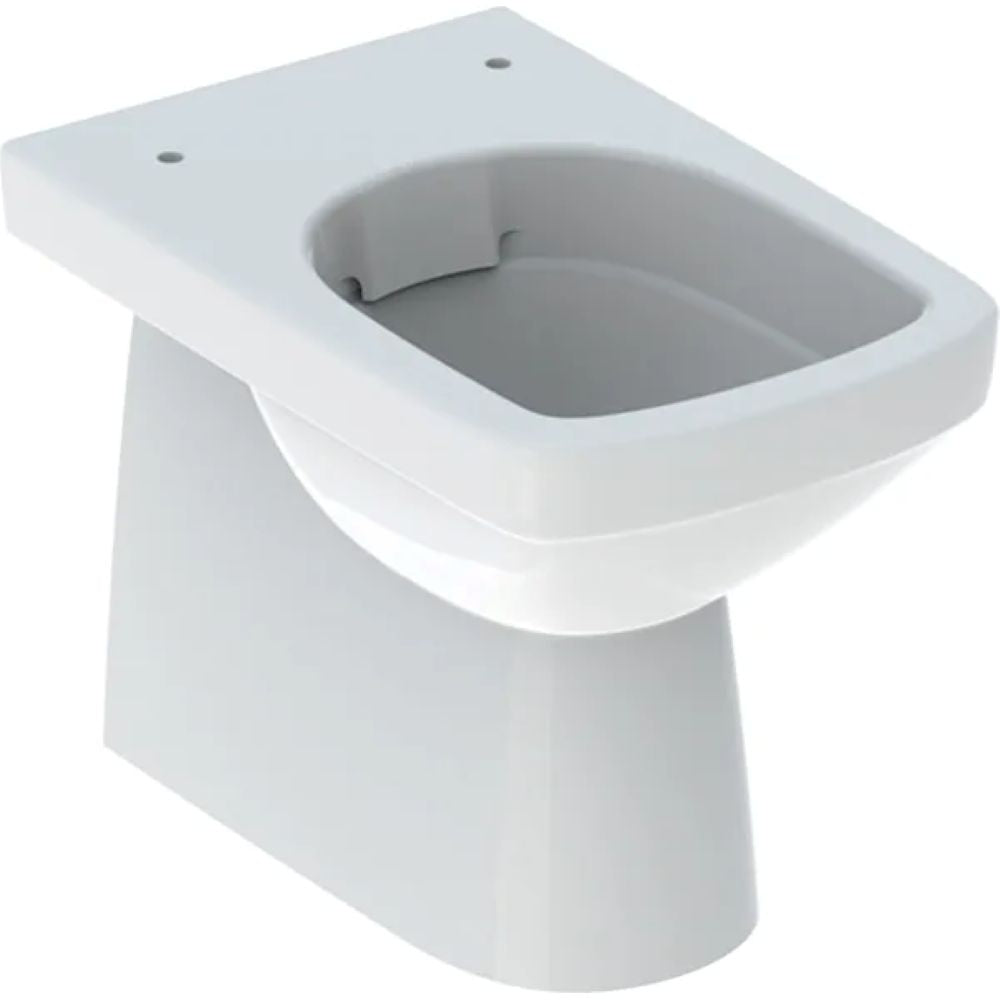 Geberit Selnova Square Back to Wall ToiletHorizontal/Vertical Outlet Rimfree 501 564 01 7 501.564.01.7