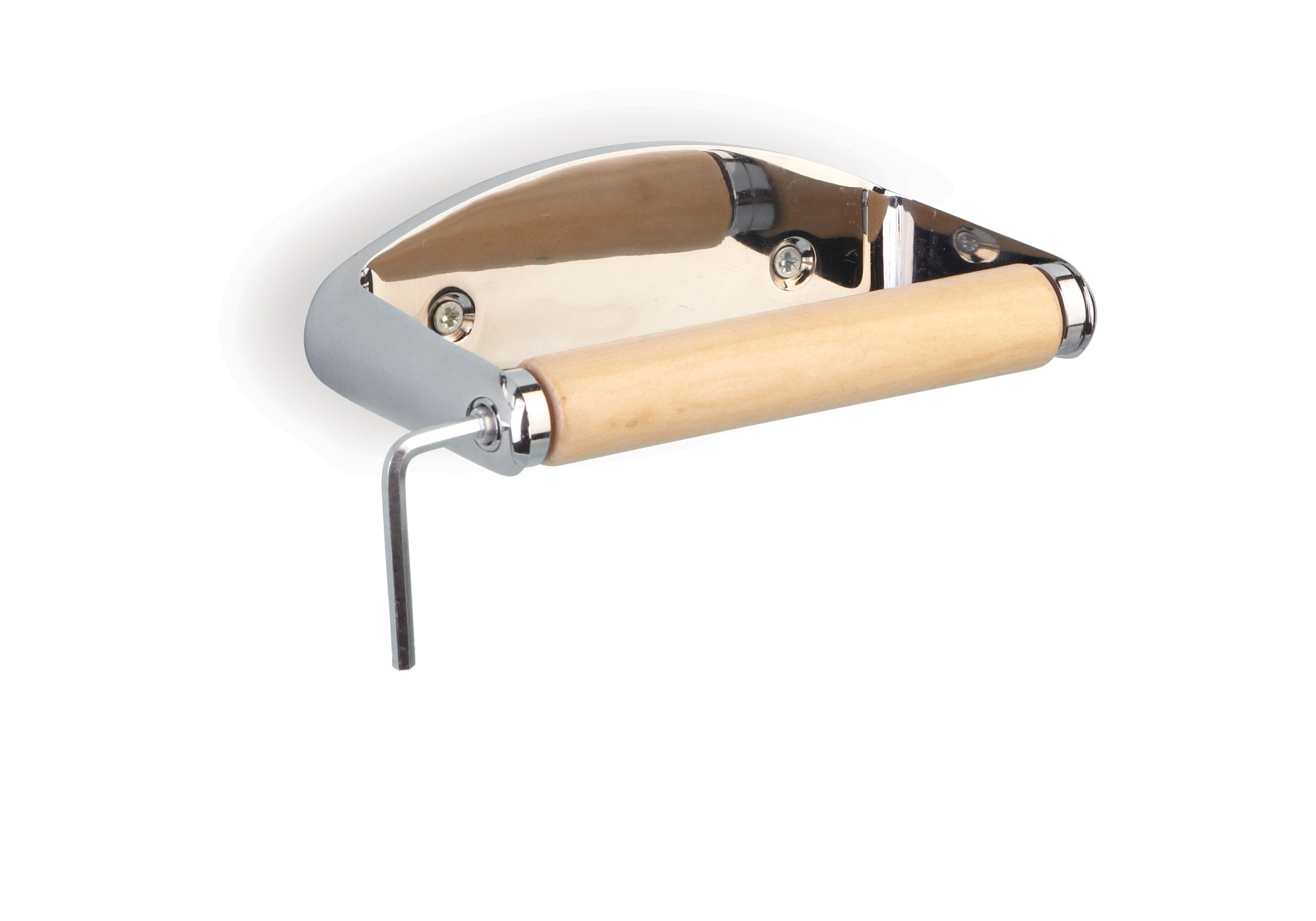 Bathex Locking Toilet Roll Holder Chrome 50900