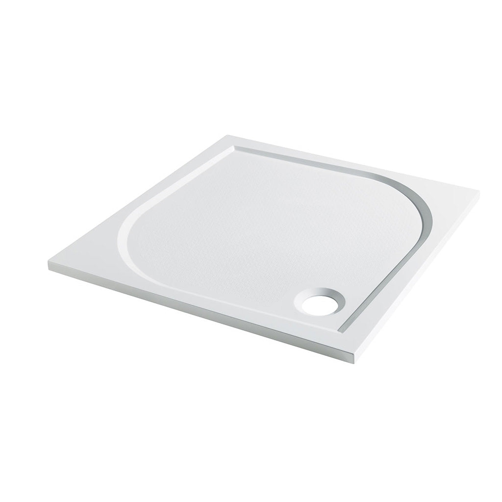 Eastbrook Vanguard 25 Plan C 1000mm x 1000mm Square Shower Tray - White 51.061