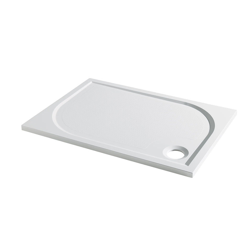 Eastbrook Vanguard 25 Plan D 1200mm x 700mm Rectangular Shower Tray - White 51.062