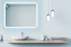 HiB Ambience Steam free Mirror with LED Colour Temperature Changing 600 X 1200 mm