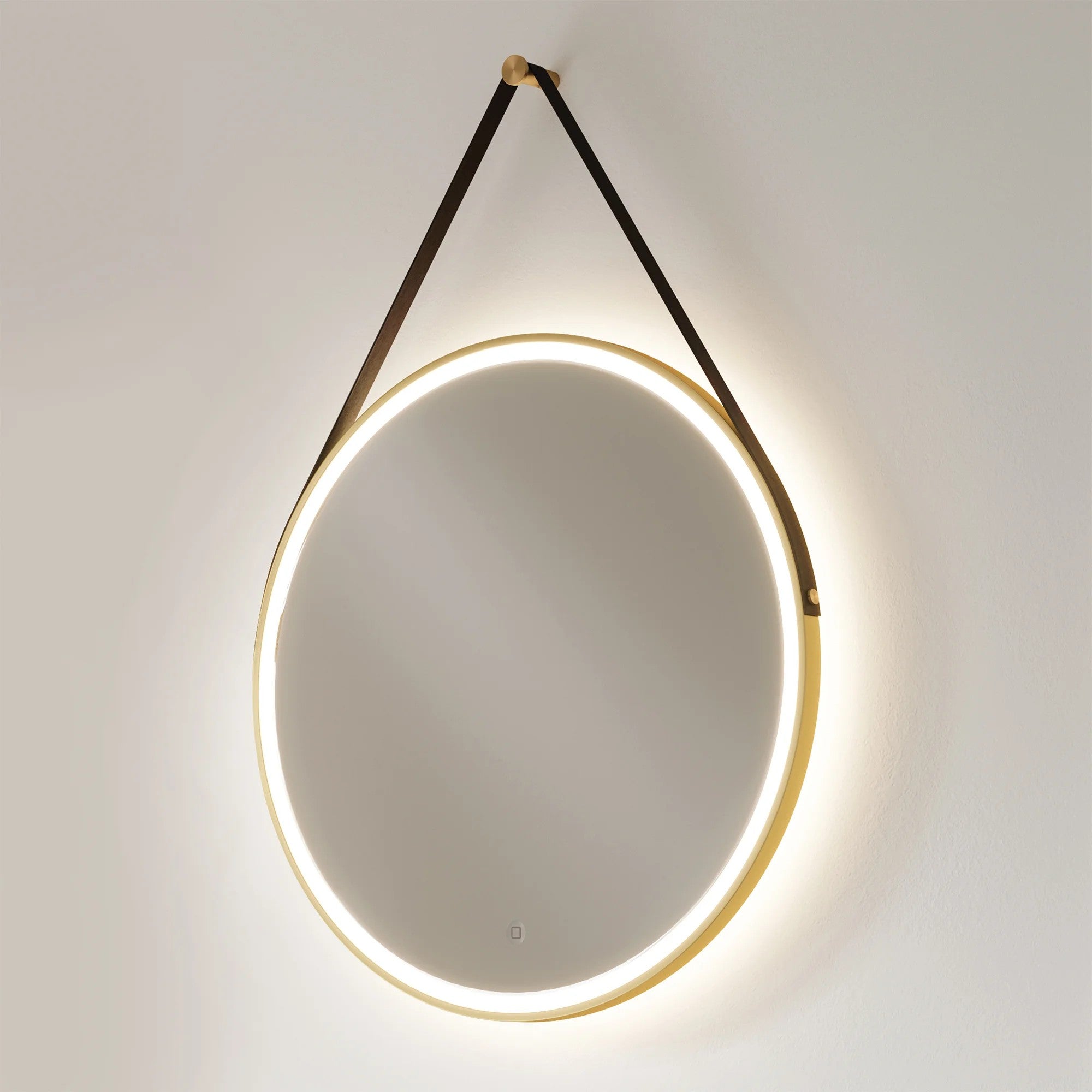 HiB Solstice Mirror 60cm Brushed Brass
