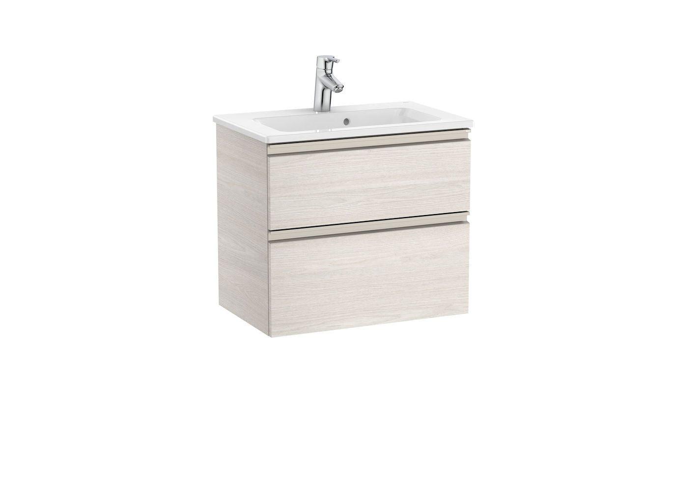 Roca The Gap Unik Compact 2 Drawer 600mm Nordic Ash