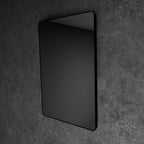 HiB Trim Curve 40 Black Frame Mirror