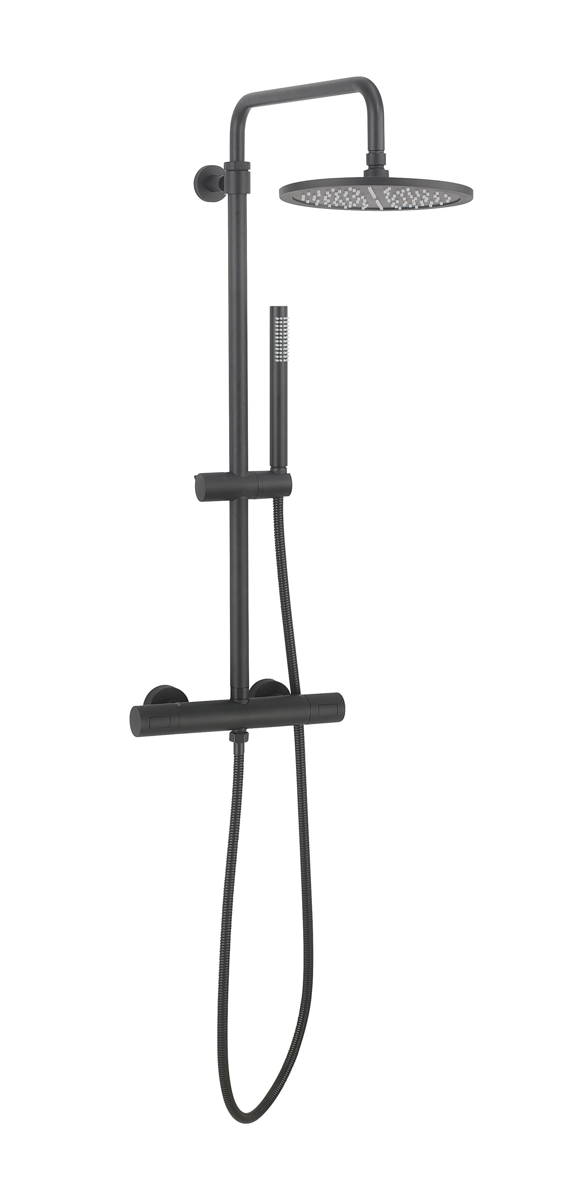 Crosswater Central Multifunction Shower Matt Black RM530WM+