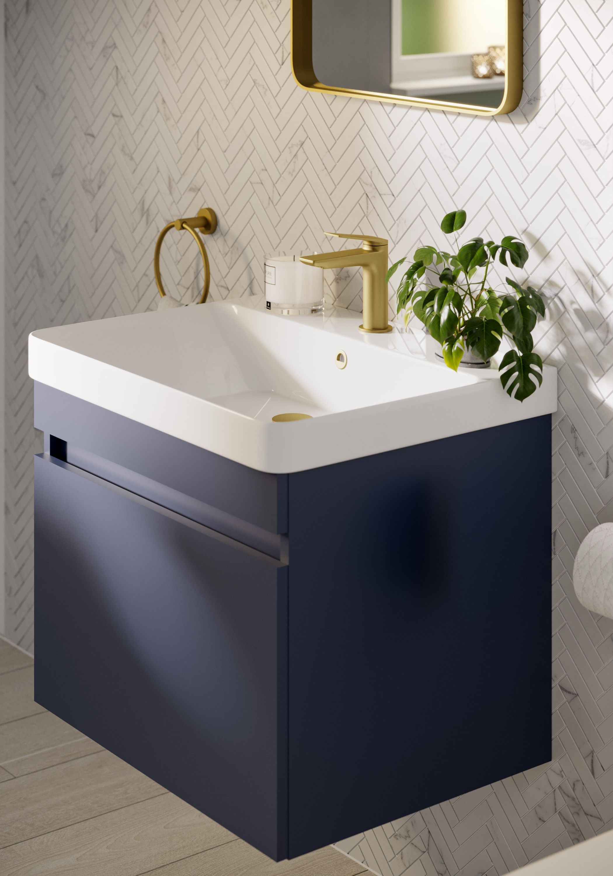 Britton Dalston 50cm Unit Matt Blue DAL50B DAL50B_V2