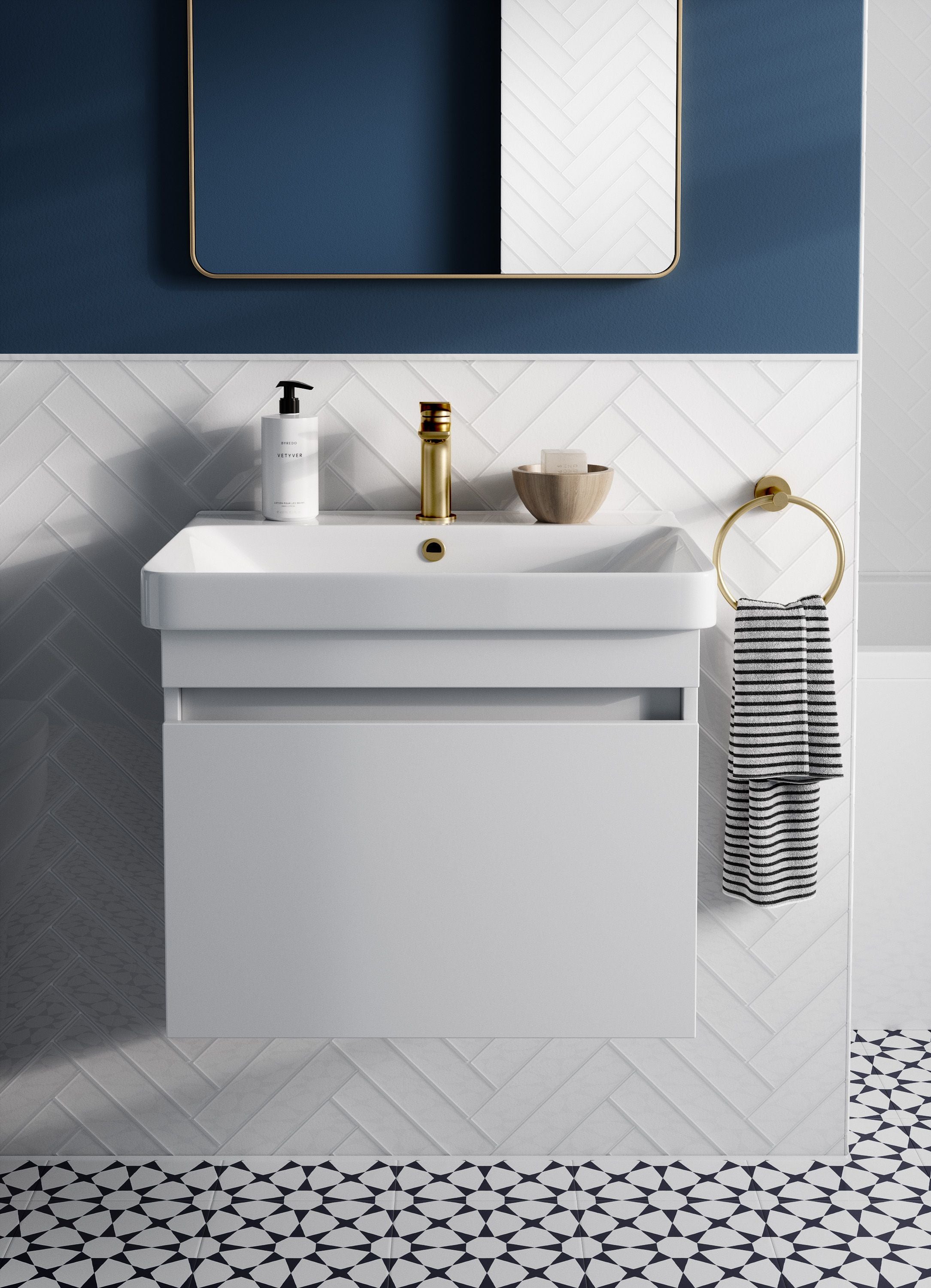 Britton Dalston 50cm Unit Matt White DAL50W DAL50W_V2