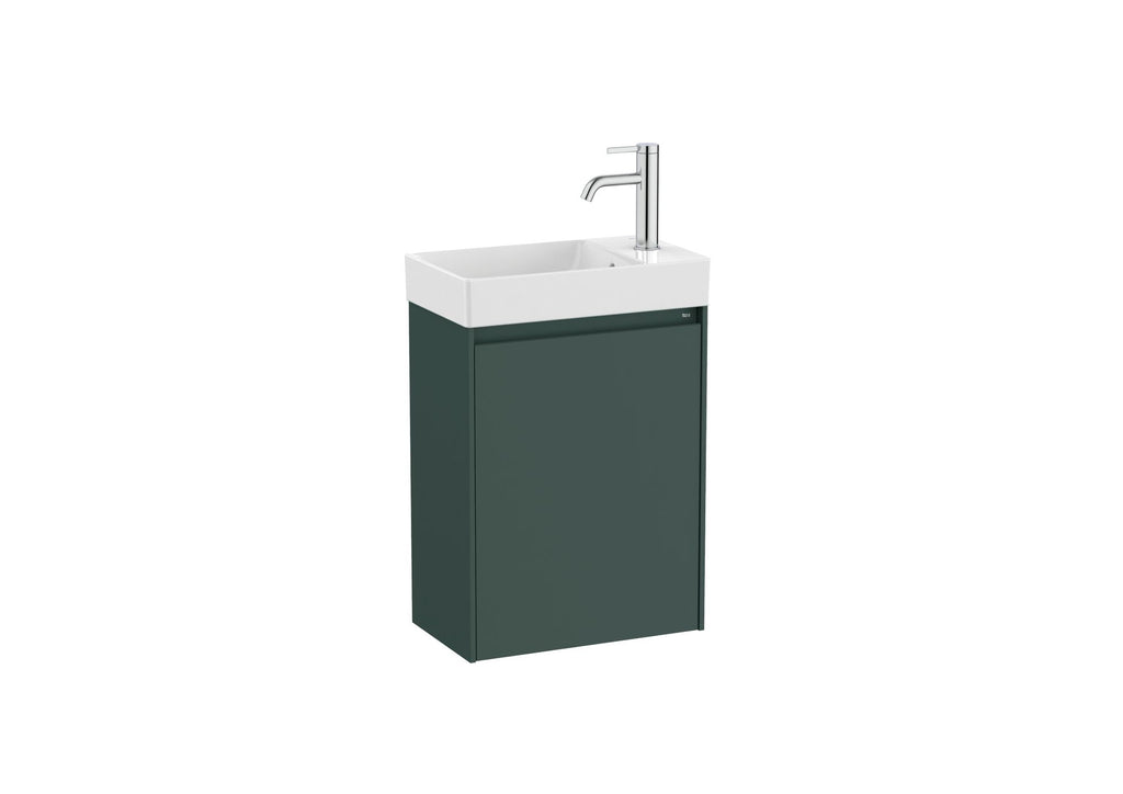 Roca Ona Unik 1 Door Vanity Unit 450mm Matt Green