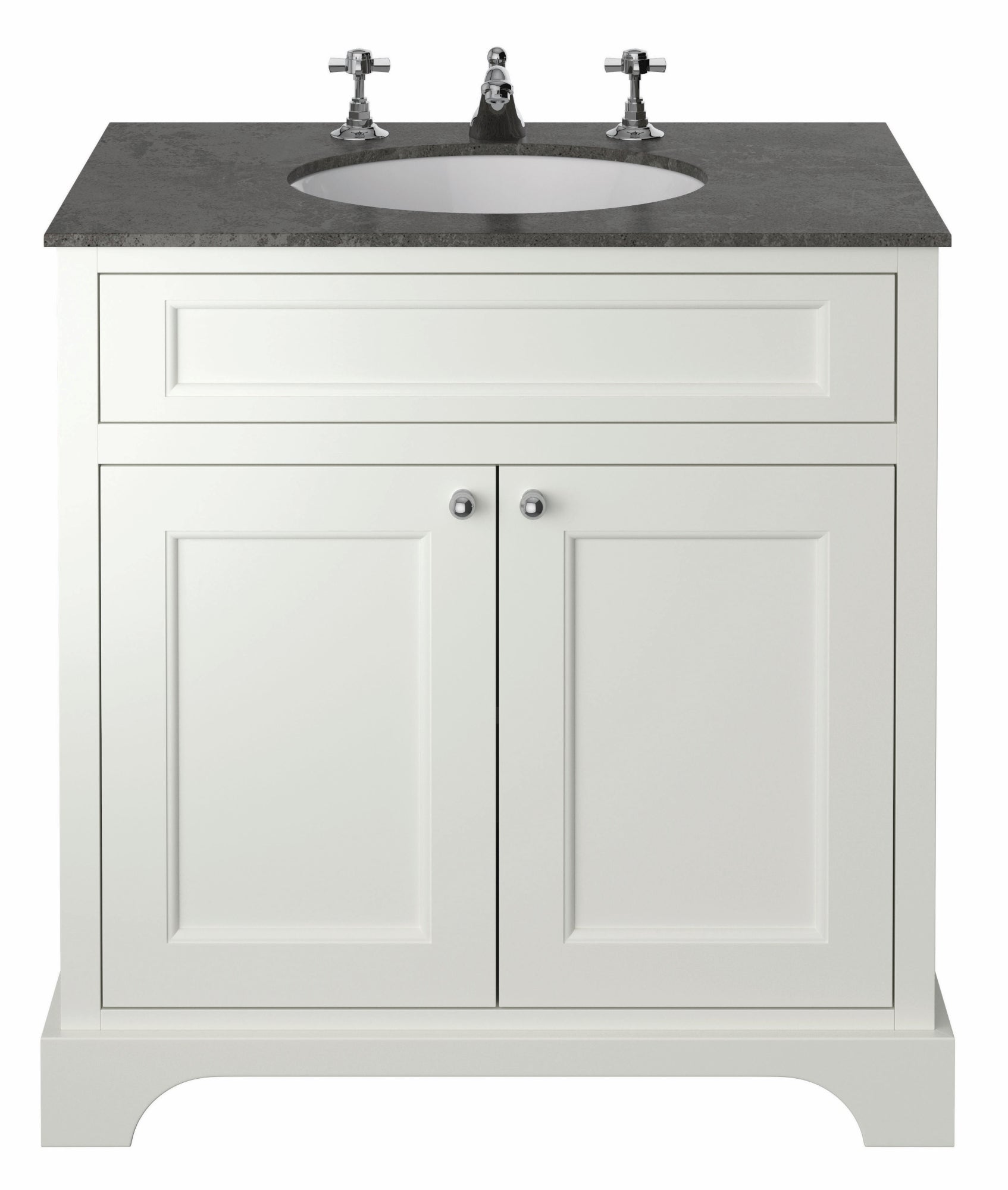 Heritage Bathrooms Wilton 600mm Freestanding Vanity Unit- Chantilly