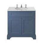 Heritage Bathrooms Wilton 600mm Freestanding Vanity Unit- Maritime Blue