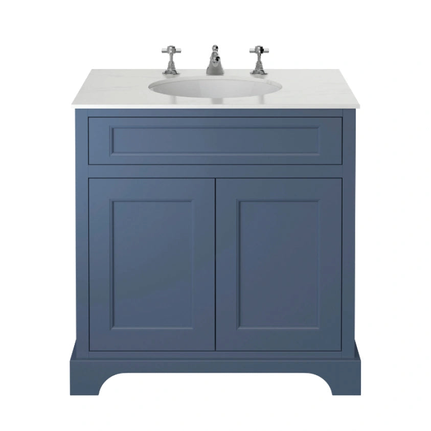 Heritage Bathrooms Wilton 600mm Freestanding Vanity Unit- Maritime Blue