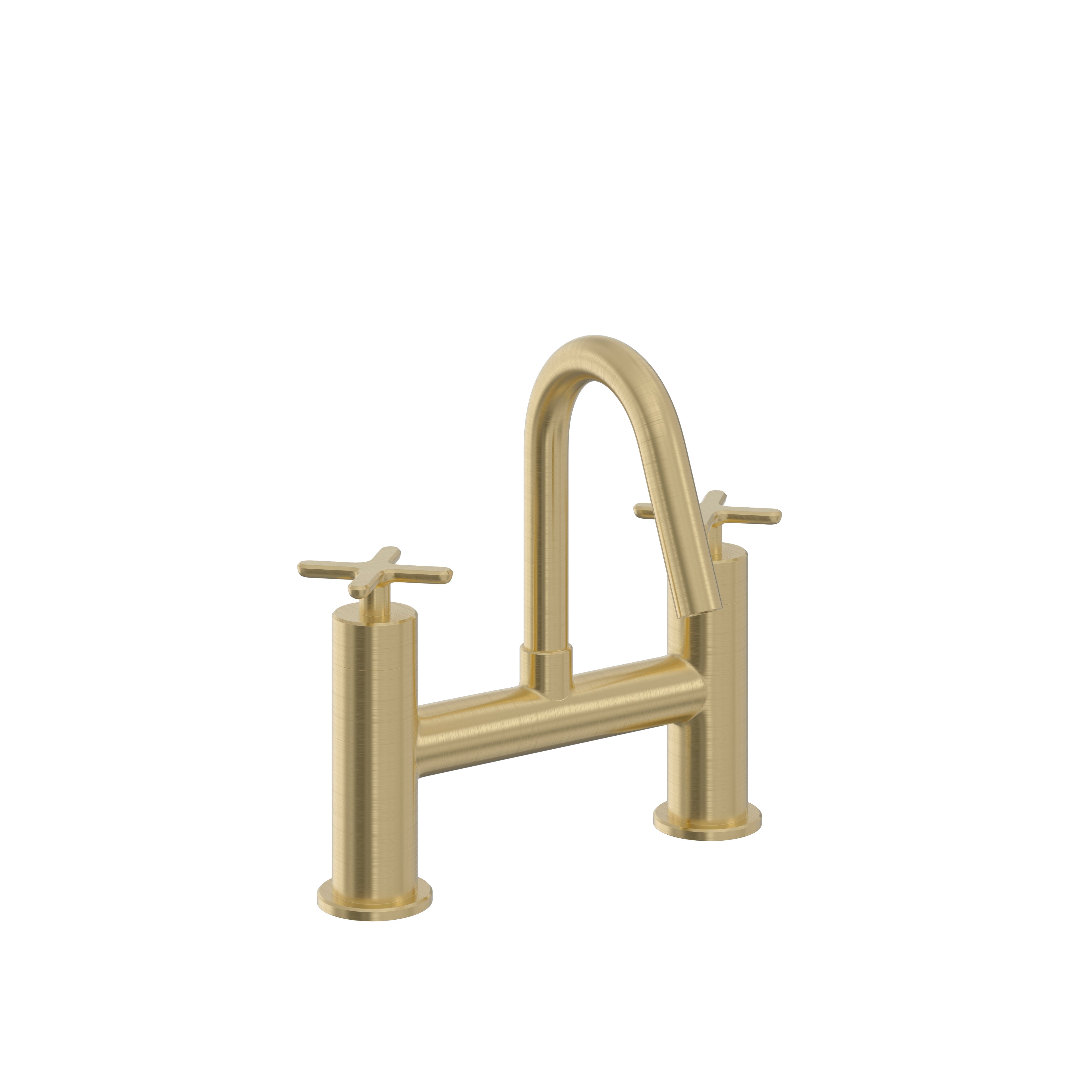 Heritage Salcombe Bath Filler Brushed Brass