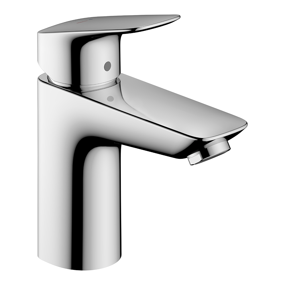 Hansgrohe Logis Single Lever Basin Mixer 100 Coolstart With Pop-Up Waste Set Chrome