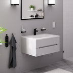 Hansgrohe Logis Single Lever Basin Mixer 100 With Push-Open Waste Set Matt Black