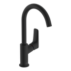 Hansgrohe Logis Single Lever Basin Mixer 210 With Swivel Spout And Pop-Up Waste Set Matt Black