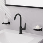 Hansgrohe Logis Single Lever Basin Mixer 210 With Swivel Spout Without Waste Set Matt Black
