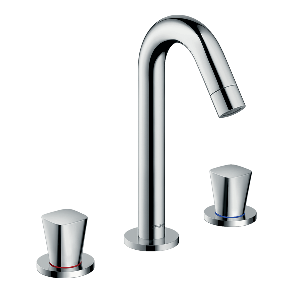 Hansgrohe Logis Hansgrohe Logis 3-Hole Basin Mixer 150 With Pop-Up Waste Set Chrome