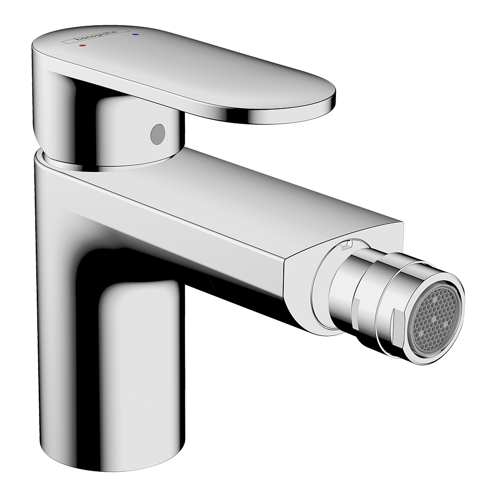 Hansgrohe Vernis Blend Single lever bidet mixer with pop-up waste set, Chrome