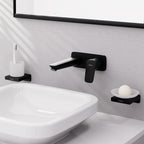Hansgrohe Logis Single Lever Basin Mixer For Concealed Installation Wall-Mounted With Spout 1950mm Matt Black
